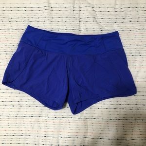 Blue Lululemon Shorts